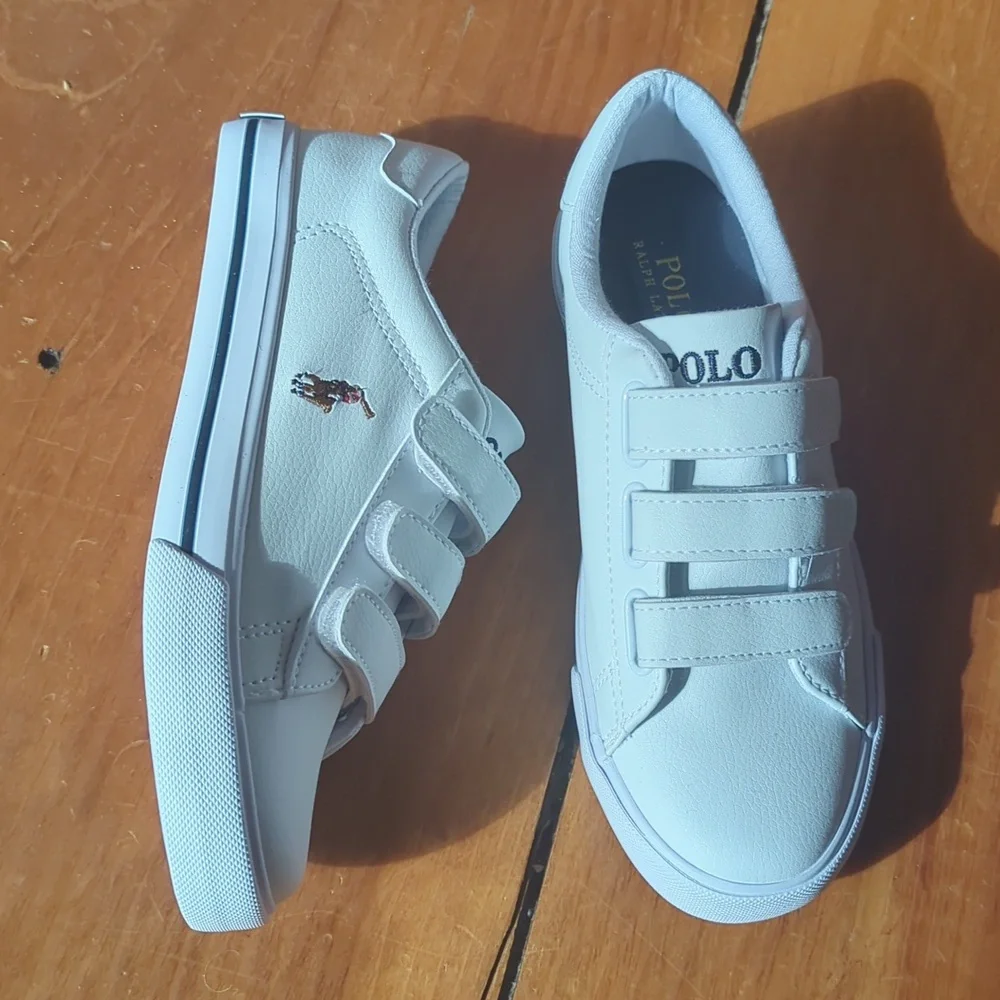 LIKE NEW Polo Leather Velcro Shoes - Picture 5 of 12
